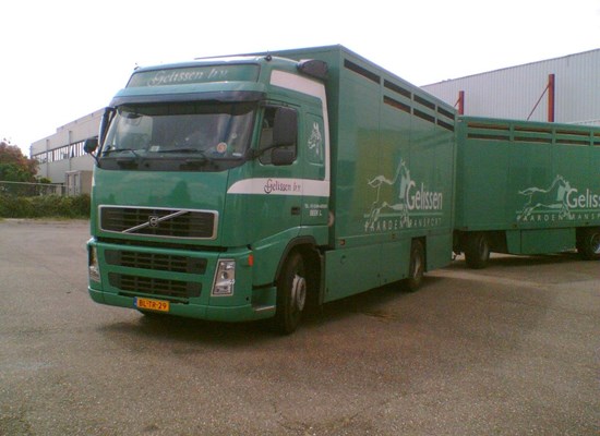 Truck from our Dutch transporter, gelissen horse transport